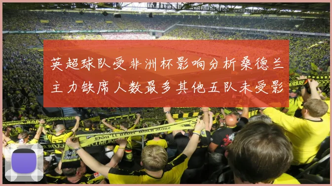 英超球队受非洲杯影响分析桑德兰主力缺席人数最多其他五队未受影响